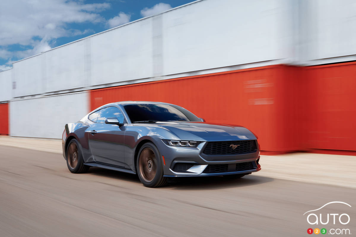 Ford Mustang 2024 - Sur la piste